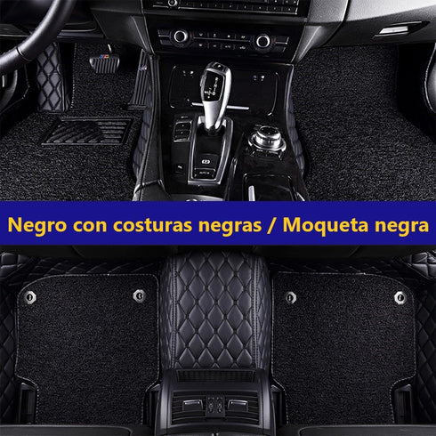 Alfombrillas 3D a Medida con Moqueta para 3 Filas de Asientos