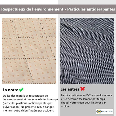 Funda impermeable para perros en el asiento trasero